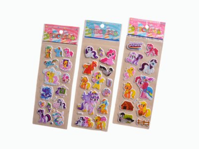 Pink Carded Sticker Assortment